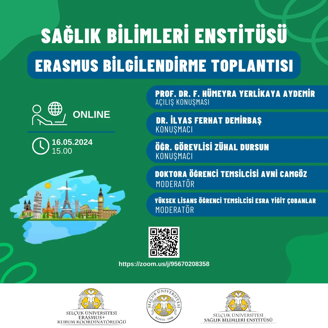 SÜ. Sağlık Bilimleri Enstitüsü Erasmus Bilgilendirme Toplantısı HK.